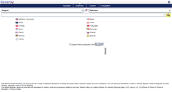 Desktop Screenshot of mobile-dictionary.reverso.net