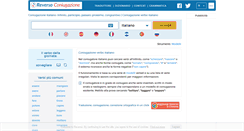 Desktop Screenshot of coniugazione.reverso.net