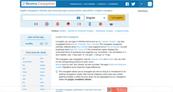 Desktop Screenshot of conjugator.reverso.net