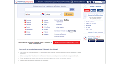 Desktop Screenshot of dizionario.reverso.net